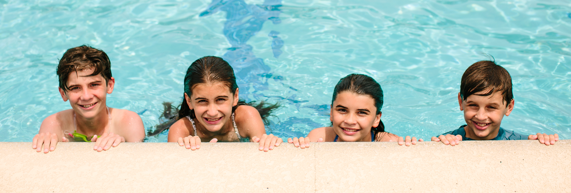 Children in Bald Head island pools