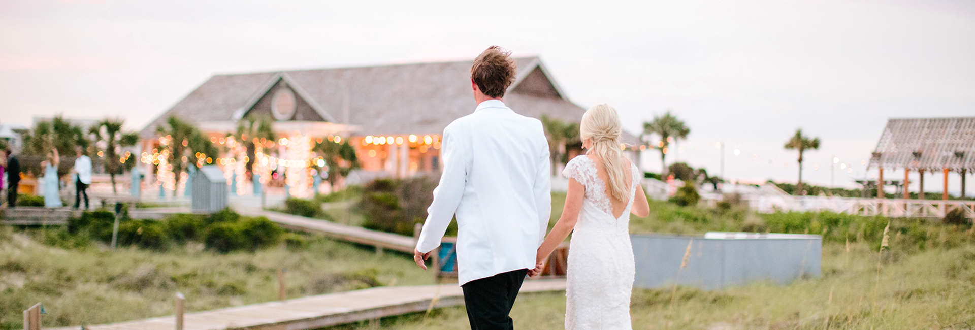 View of destination weddings NC coast